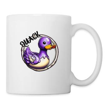 Gummiente / Badeente / Wasser / Badewanne - Tasse - Weiß - Rechts