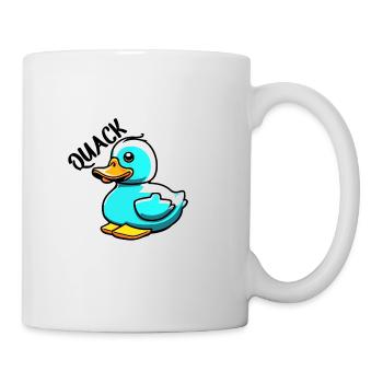 Gummiente / Badeente / Wasser / Badewanne - Tasse - Weiß - Rechts