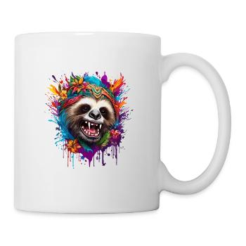 Tattoo / Animal / Art / Cool / Comic / Sloth - Mug - white - Right