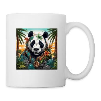 Tattoo / Animal / Art / Cool / Comic / Panda - Mug - white - Right