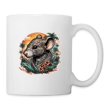 Tattoo / Animal / Art / Cool / Comic / Mouse - Mug - white - Right