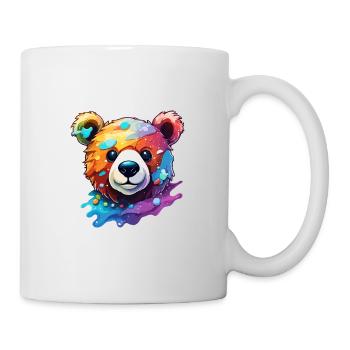 Teddybär / Kuscheltier / Stofftier / Geschenkidee - Tasse - Weiß - Rechts