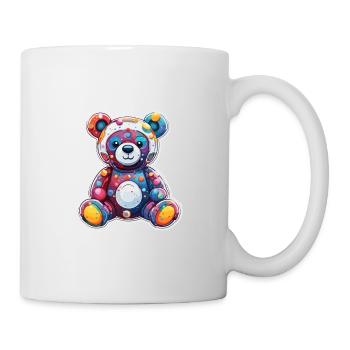 Ours en peluche / Peluche / Animal en peluche / Idée cadeau - Mug blanc - blanc - Droite