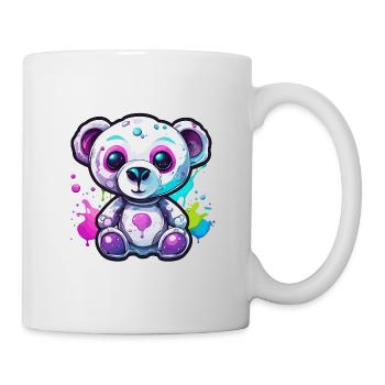 Ours en peluche / Peluche / Animal en peluche / Idée cadeau - Mug blanc - blanc - Droite