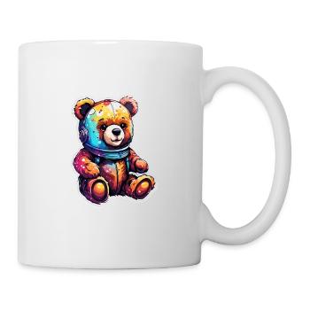 Teddybär / Kuscheltier / Stofftier / Geschenkidee - Tasse - Weiß - Rechts