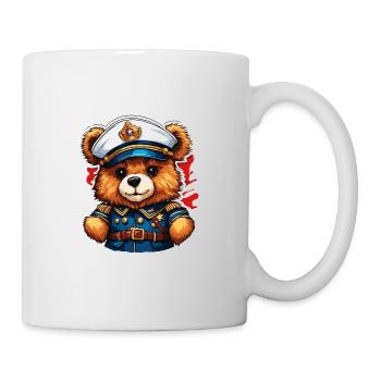 Ours en peluche / Peluche / Animal en peluche / Idée cadeau - Mug blanc - blanc - Droite