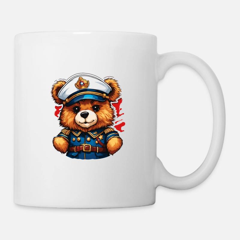 Teddy Bear / Cuddly Toy / Stuffed Animal / Gift Idea - Mug - white