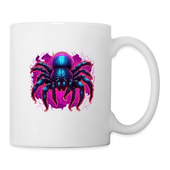 Araignée / Toile / Animal de compagnie / Reptile / Huit pattes - Mug blanc - blanc - Droite