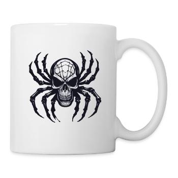 Araignée / Toile / Animal de compagnie / Reptile / Huit pattes - Mug blanc - blanc - Droite