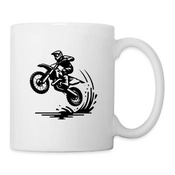 Motorsport Enduro Jumping Machine - Mug - white - Right