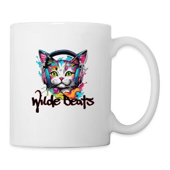 Casque / Audio / Musique / Son / Cool - Mug blanc - blanc - Droite
