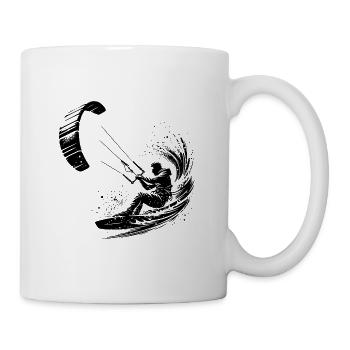 Kite Surfer Splash Water Splash with Kite - Mug - white - Right