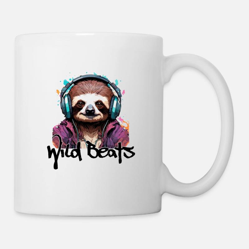Kopfhörer / Audio / Musik / Klang / cool - Tasse - Weiß