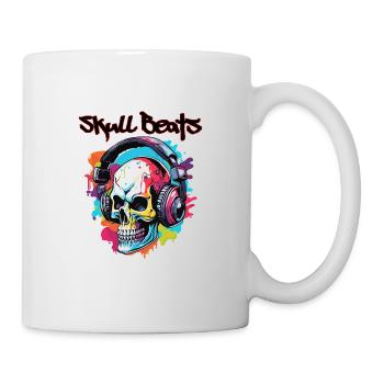 Casque / Audio / Musique / Son / Cool - Mug blanc - blanc - Droite