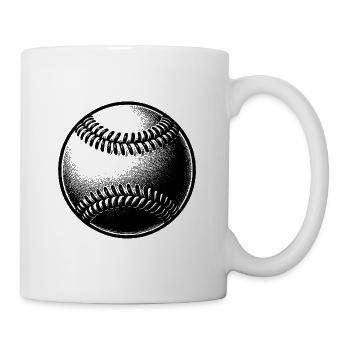 Baseball für Trainer und Spieler - Tasse - Weiß - Rechts