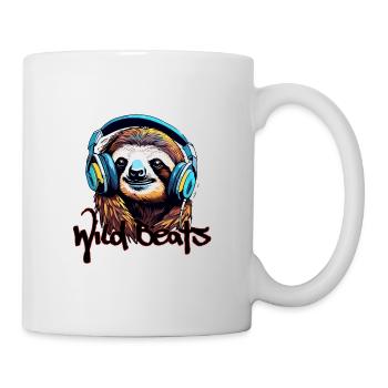 Casque / Audio / Musique / Son / Cool - Mug blanc - blanc - Droite