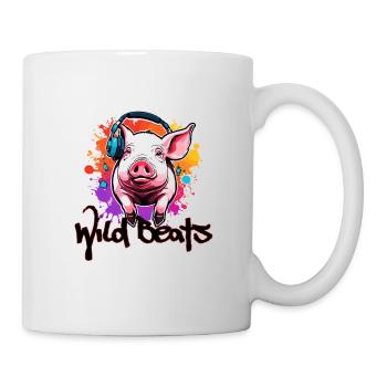 Casque / Audio / Musique / Son / Cool - Mug blanc - blanc - Droite