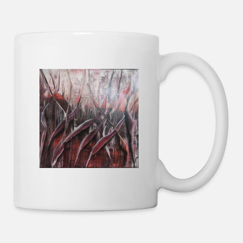 Flammen - Tasse - Weiß