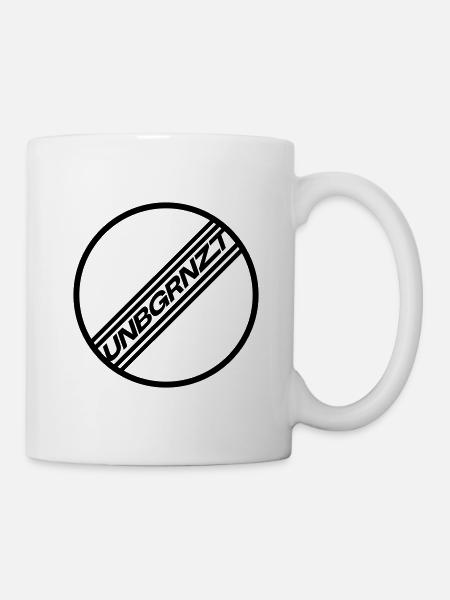 UNBGRNZT by Unbegrenzt Apparel - Tasse - Weiß