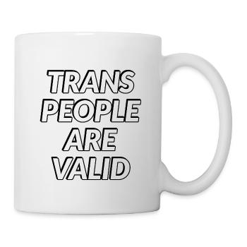 Les personnes trans sont valides - Mug blanc - blanc - Droite