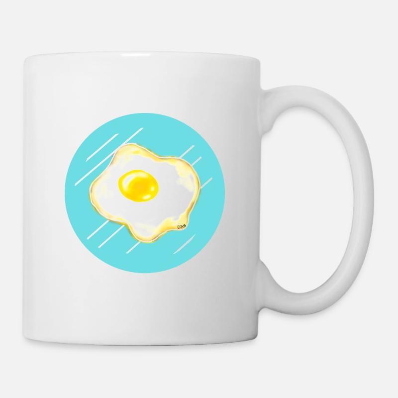 Spiegelei - Tasse - Weiß