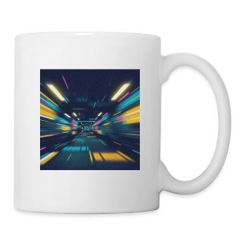Neon Tunnel Subway Berlin - Mug - white - Right