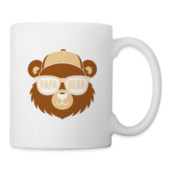 Papa Bear - Tasse - Weiß - Rechts