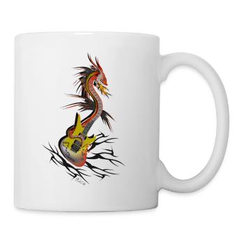 Guitar Dragon - Tasse - Weiß - Rechts