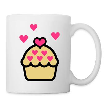 cupcake - Mug blanc - blanc - Droite