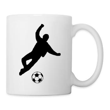 kicker - Tasse - Weiß - Rechts