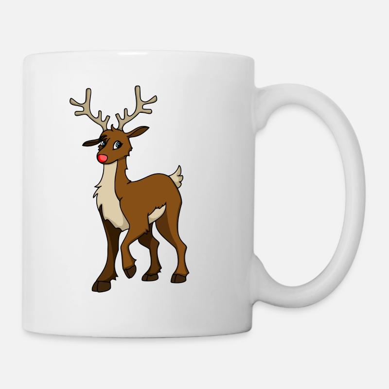 Rudolph - Tasse - Weiß