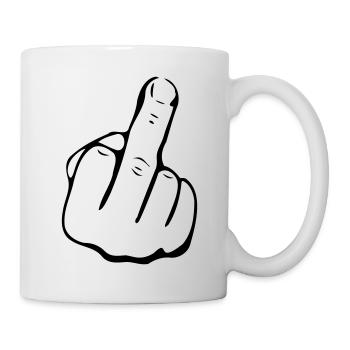 fuck1 - Mug blanc - blanc - Droite