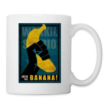 Banana Wankil - Mug blanc - blanc - Droite