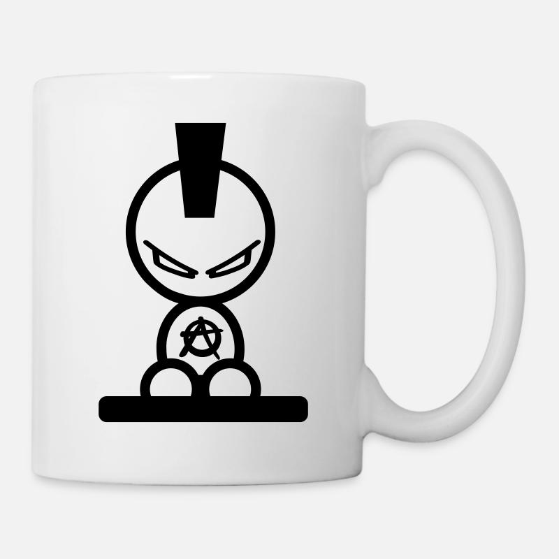 anarchie - Tasse - Weiß