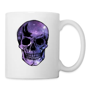 tete de mort - Mug blanc - blanc - Droite