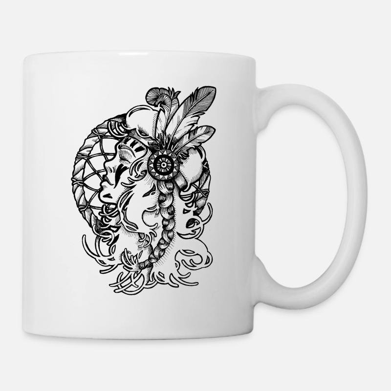 Rêveuse Sioux - Mug blanc - blanc