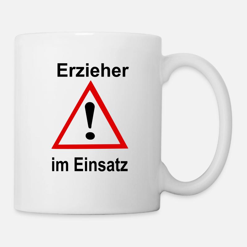 Erzieher im Einsatz - Tasse - Weiß