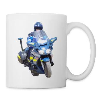 Motard Gendarmerie - Mug blanc - blanc - Droite