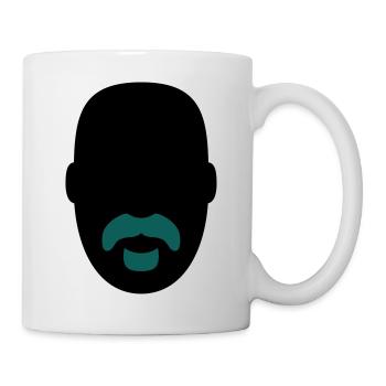 »Frank Zappa« Beard 1 - Tasse - Weiß - Rechts