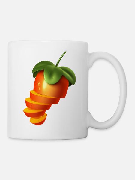 Sliced Sweaty Fruit - Mug - white