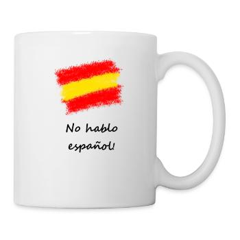 Spanisch - Tasse - Weiß - Rechts
