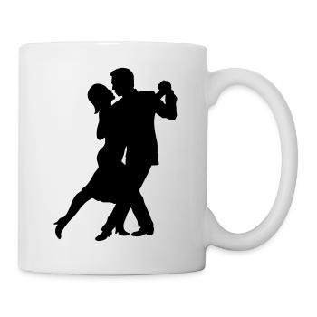 Tango Couple 2 - Farbwechsel - Tasse - Weiß - Rechts