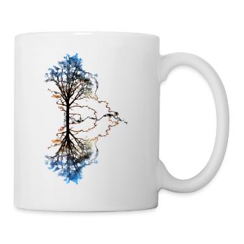 Two Trees - Mug blanc - blanc - Droite