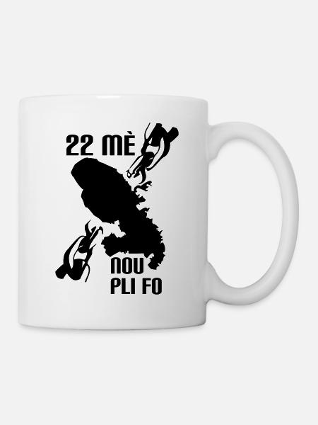 22mai - Mug blanc - blanc