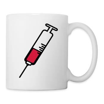 seringue2 - Mug blanc - blanc - Droite