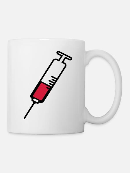 seringue2 - Tasse - Weiß