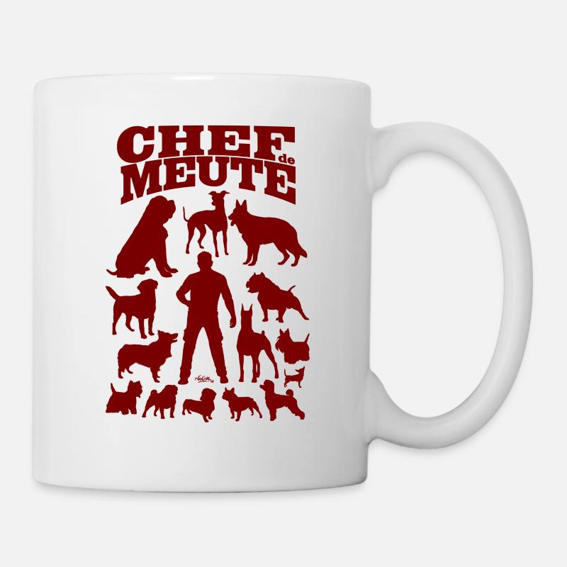 chef de meute - Mug blanc - blanc
