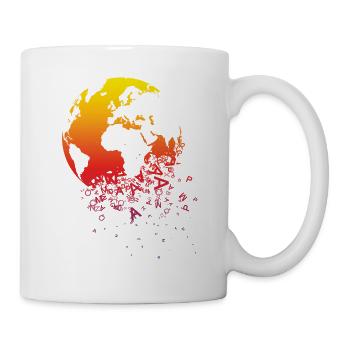 World dissolves - Mug - white - Right