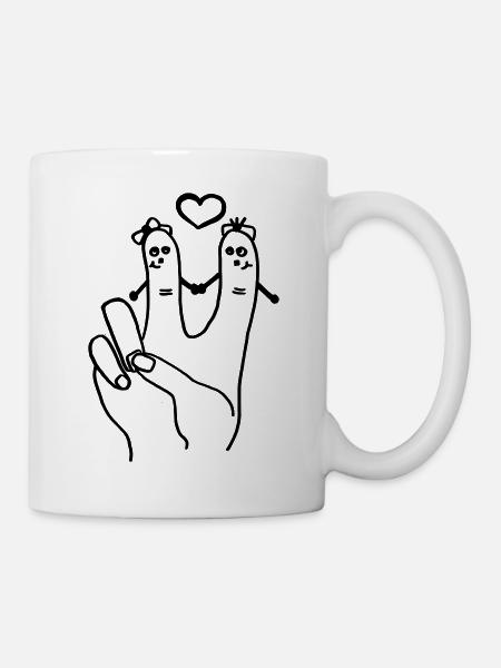 Paix - Mug blanc - blanc
