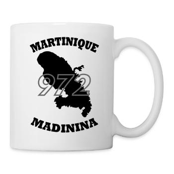 972_Martinique_black - Mug blanc - blanc - Droite